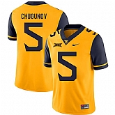 West Virginia Mountaineers 5 Chris Chugunov Gold College Football Jerseys Dzhi,baseball caps,new era cap wholesale,wholesale hats